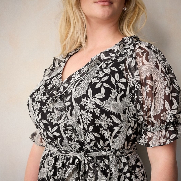 LC Lauren Conrad Floral Maxi Dress | NWT Size XL - Picture 7 of 9